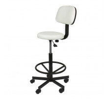 Стул мастера АСТЕК высокий с опорой для ног и спинкой