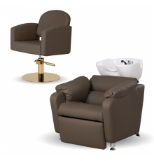 Парикмахерский комплект Амелия (кресло+мойка)