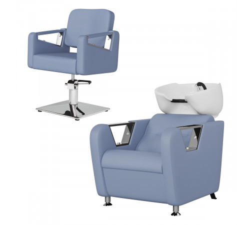 Парикмахерский комплект Бруно (кресло+мойка)