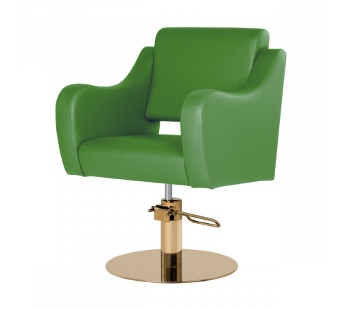 Парикмахерское кресло МД-24, основание чёрный круг