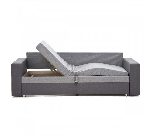 МЕТ JEN Комбинированный серый Диван кровать с электроприводом в минималистичном скандинавском дизайне