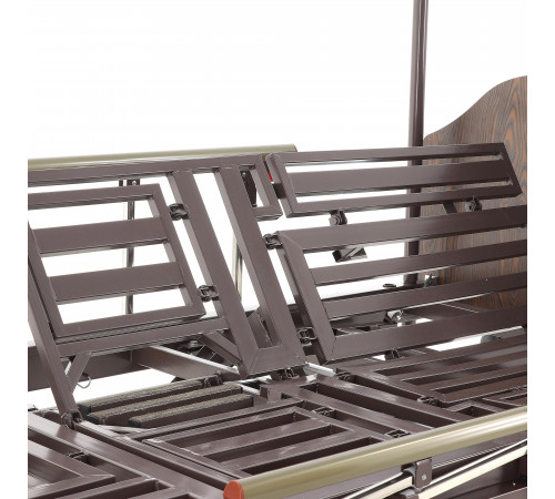 Кровать электрическая YG-3 (МЕ-5228Н-13) ЛДСП Венге с боковым переворачиванием, туалетным устройством и функцией «кардиокресло»