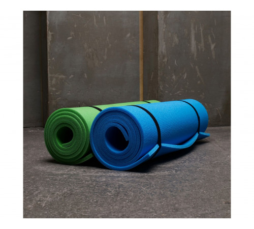 Коврик гимнастический рулонный однотонный 180*60*1 см ЗЕЛЕНЫЙ