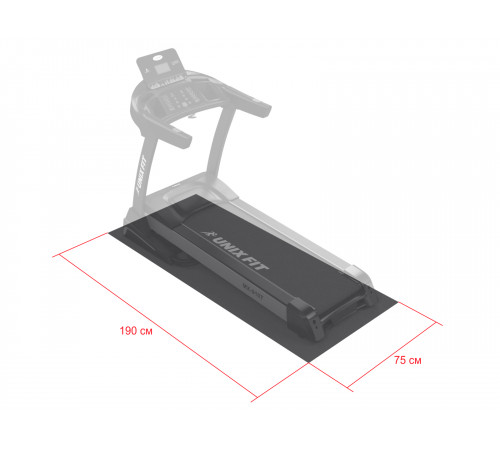 Коврик UNIX Fit для кардиотренажеров (190/75)