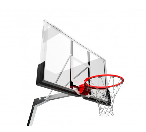 Баскетбольная мобильная стойка DFC STAND56SG 143x80CM поликарбонат (3кор)