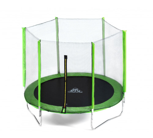 Батут DFC Trampoline Fitness с сеткой 14ft