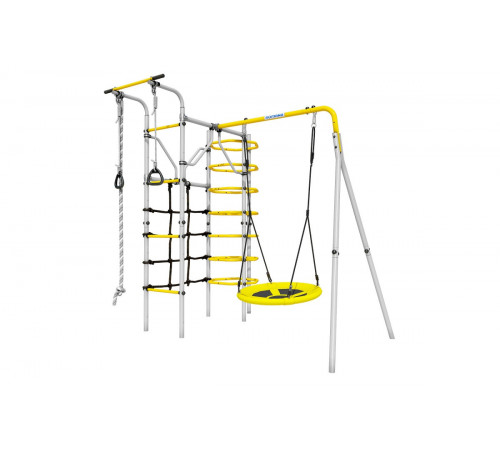 Детский спортивный комплекс для дачи ROMANA Космос (желтый/серый)