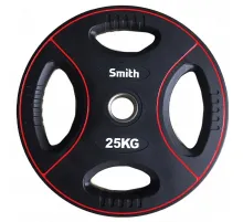 Диск для штанги Smith PUWP12-25 полиуретановый, 25кг
