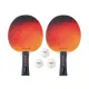 Набор для настольного тенниса Hobby Colour Burst, 2 ракетки, 3 мяча