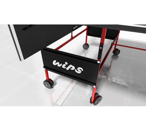 Всепогодный теннисный стол WIPS Roller Outdoor Composite G6 (графит)