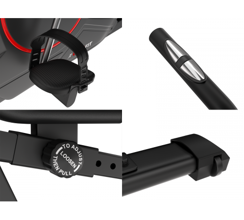 Горизонтальный велотренажер UNIXFIT BR-390Е