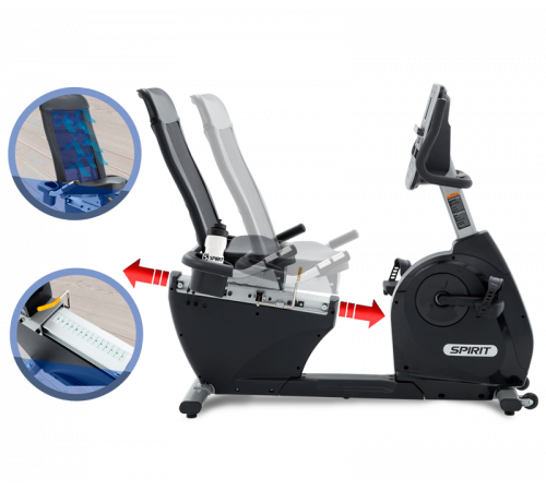 Велотренажер SPIRIT XBR95