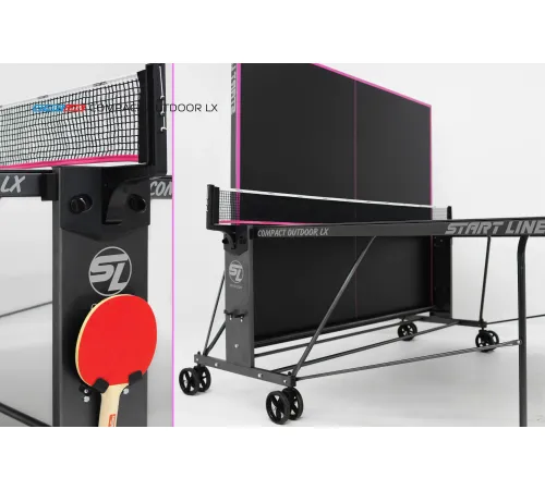 Стол теннисный Compact-2 LX  Всепогодный 6 black