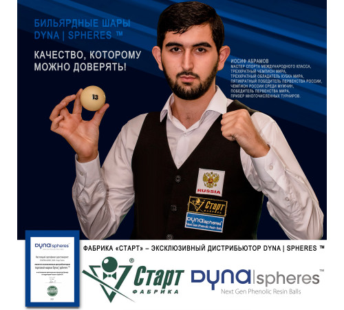 Шары Dynaspheres Silver Snooker 52,4 мм