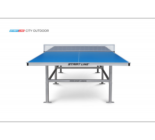 Стол теннисный City Всепогодный с сеткой Синий