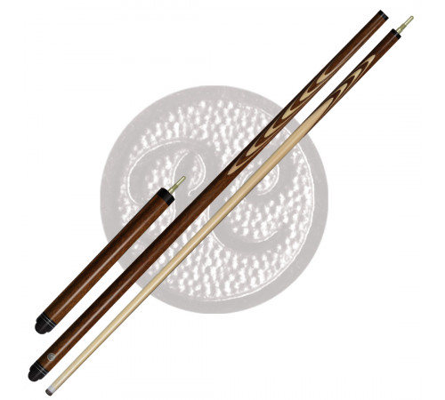 10-6-У Кий "Классик 17 запильный с удлинителем" 2 РС, лайсвуд/граб